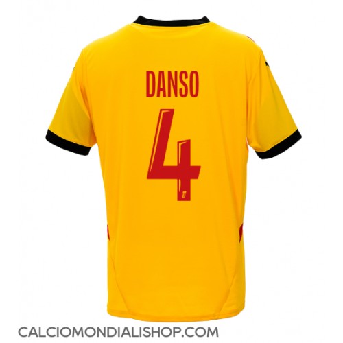 Maglie da calcio RC Lens Kevin Danso #4 Prima Maglia 2024-25 Manica Corta